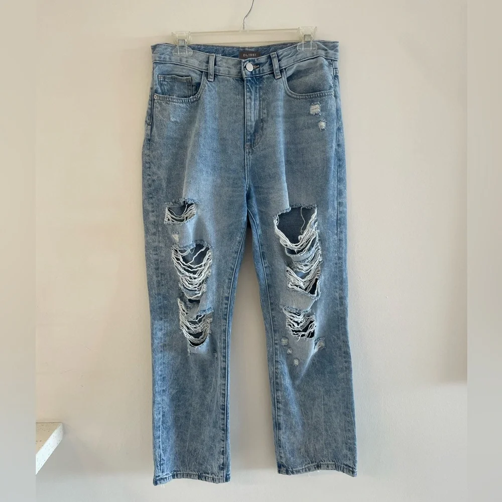 DL 1961 Emilie Straight ultra high rise vintage ankle jeans size 28